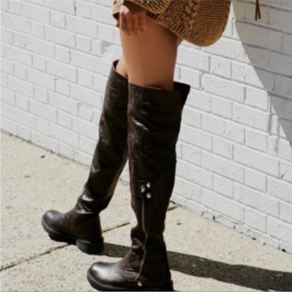Free People Braxton Over the Knee Tall Boots Size 38
